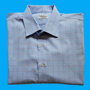 MOHAN CUSTOM MEN LONG SLEEVE DRESS SHIRT - SIZE 17.5